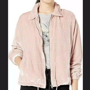 BB Dakota Rose You Stay Jacket Mauve Velvet Full Z